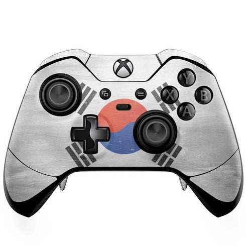South Korean Flag Distressed Xbox One Elite Controller Skin